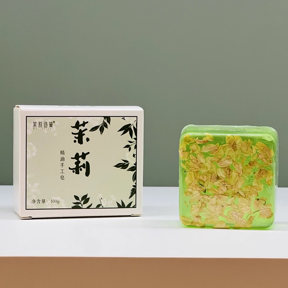 MOLISHIDAI JASMINE ESSENTIAL OIL HANDMADE SOAP 100G