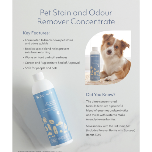 Norwex Pet Stain & Odor Remover Concentrate
