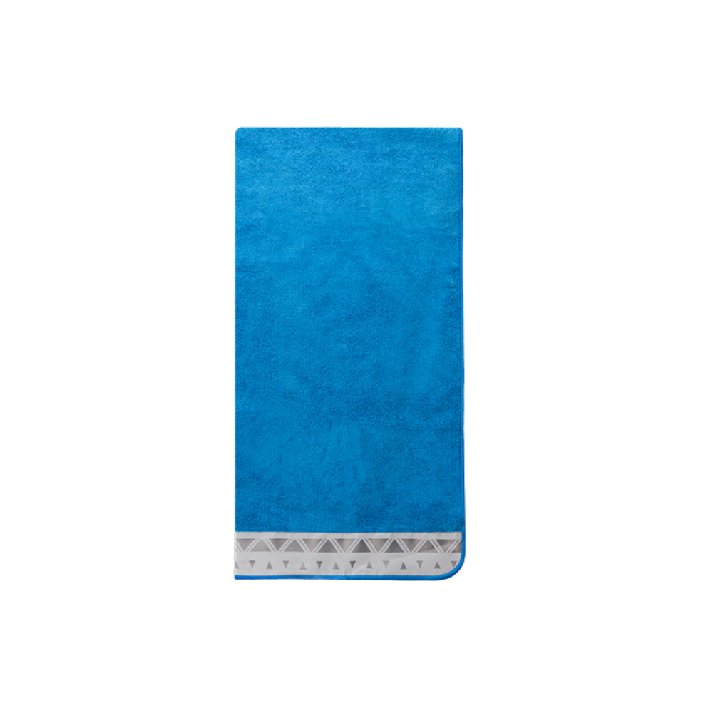 Norwex Bath Towel Marine Stripes/ Tuala Mandi Mikrofiber Norwex, Biru Telur