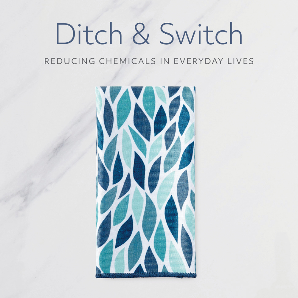 Norwex Window Cloth (Leaves Pattern)